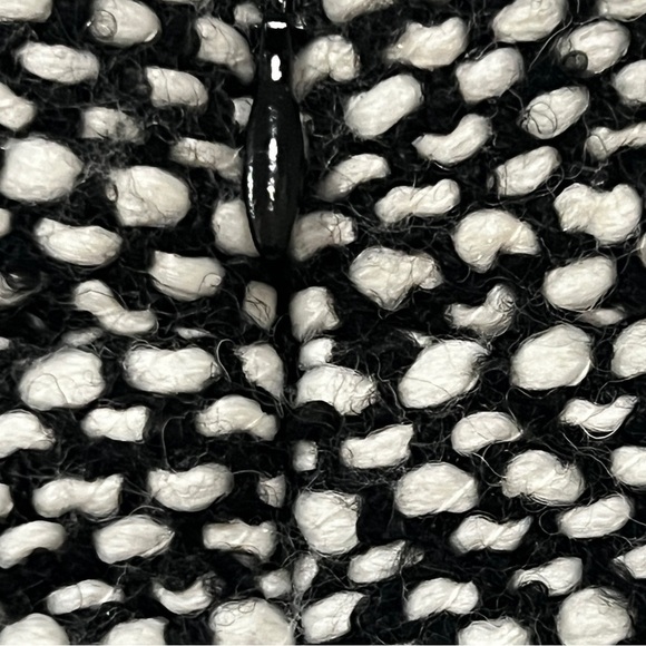 NWT J Crew Black White Tweed Wool Blend Pencil Mini Skirt - Picture 3 of 6